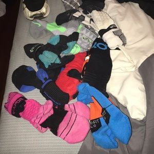 7 pairs of Nike elite socks